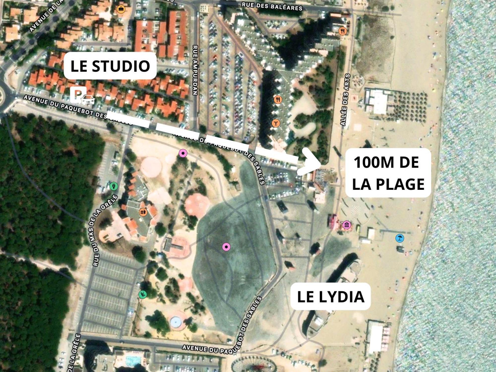 Appartement A 100M De La Plage - Terrasse & Parking Prive 乐巴凯尔斯 外观 照片